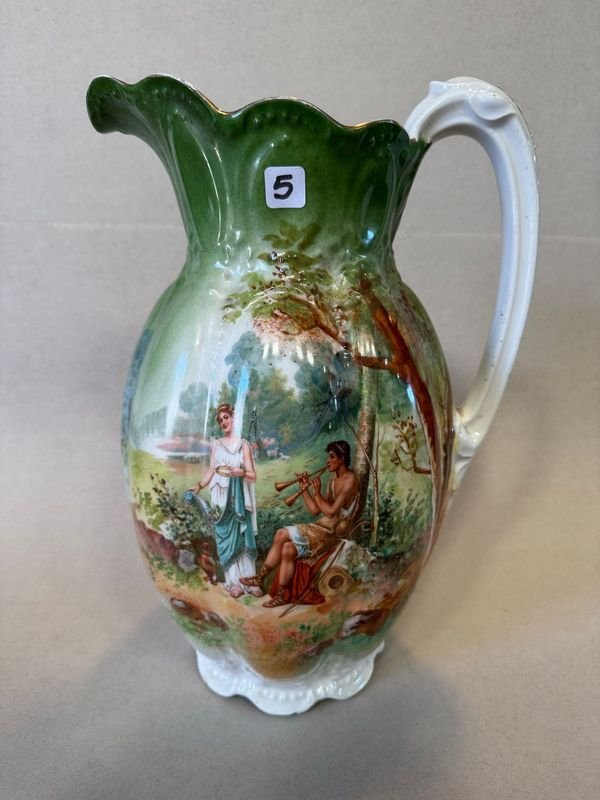 LAVATORIO JARRA Y PALANGANA LIMOGES FRANCES: Piezas de Arte y Decoración - imagen 5