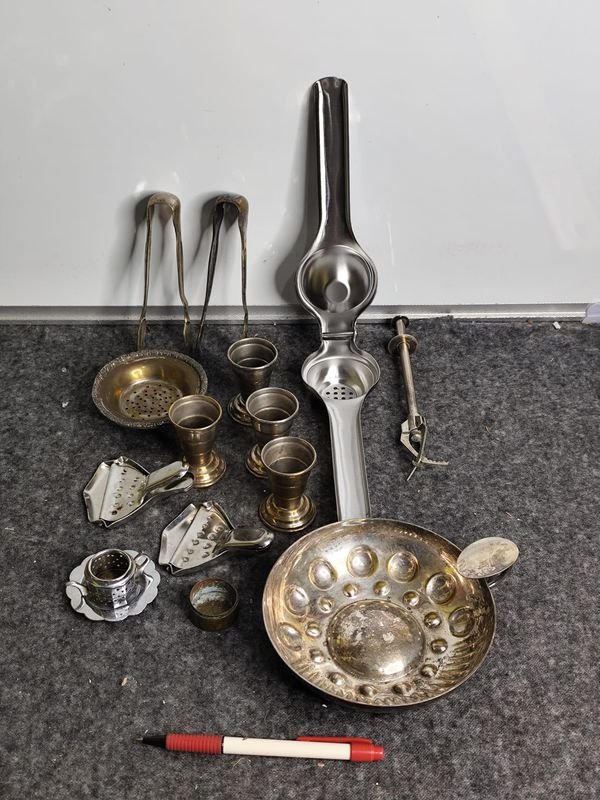 Lote de Utensilios de Metal para Bar y Cocina