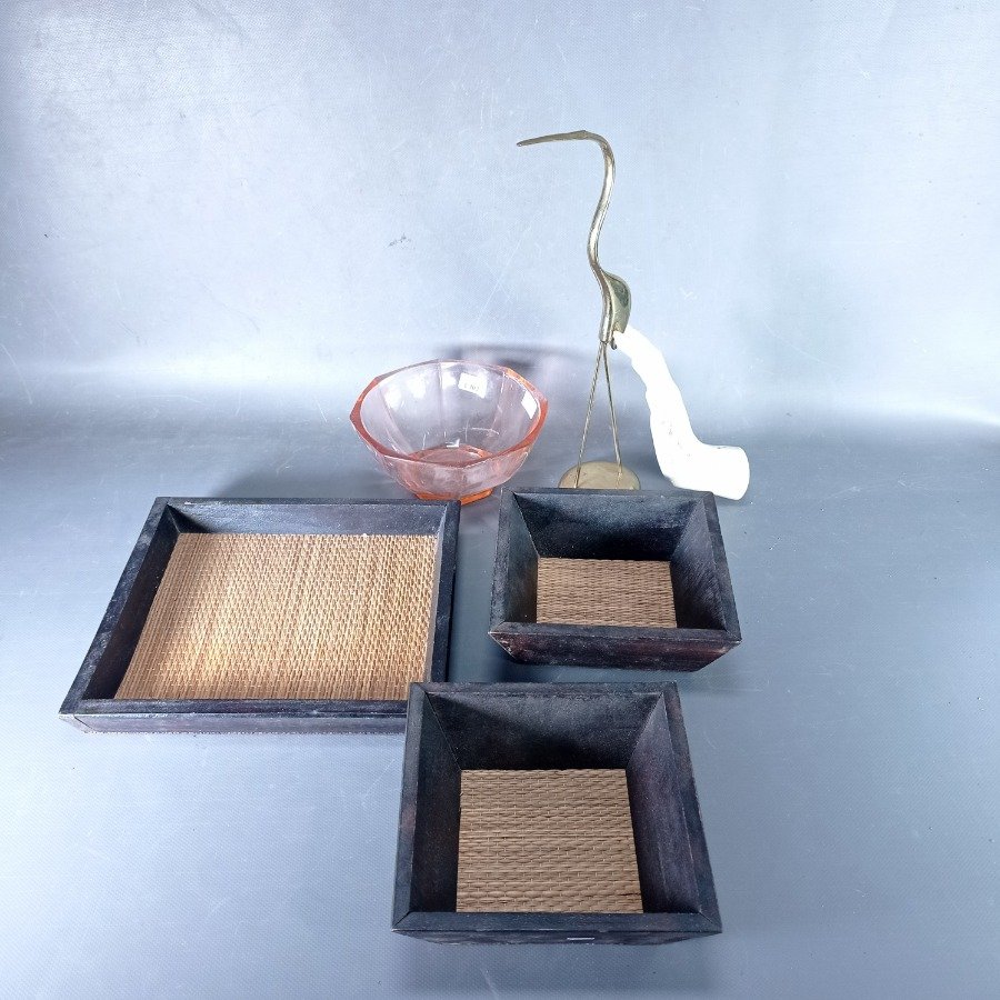 Colección de artículos decorativos en bronce y madera - imagen 5