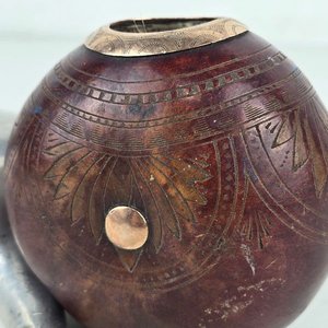 Mate Galleta con Virola y Botón en Oro - imagen 2