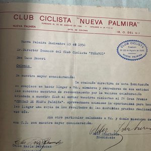 Carpeta Federación Ciclista Uruguaya: Actas, Sellos, Reglamentos y Notas de Clubes (1948+) - imagen 17
