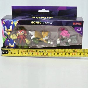 Set de 3 Figuras Coleccionables Sonic Prime de Netflix - imagen 3