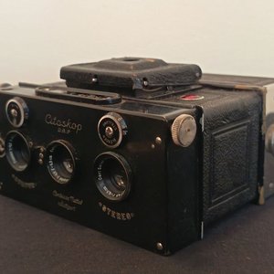 Cámara Estereoscópica Contessa-Nettel Citoskop TLR, Stuttgart 1924, con Estuche - imagen 10