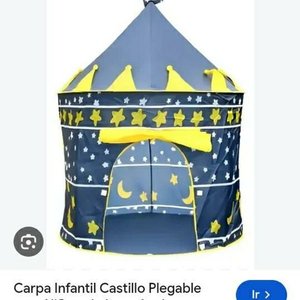 Lote siguiente: Carpa Infantil Plegable Diseño Castillo Azul con Estrellas y Lunas