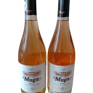 Lote siguiente: Set de 2 Botellas de Vino Rosado Muga Rioja 750ml