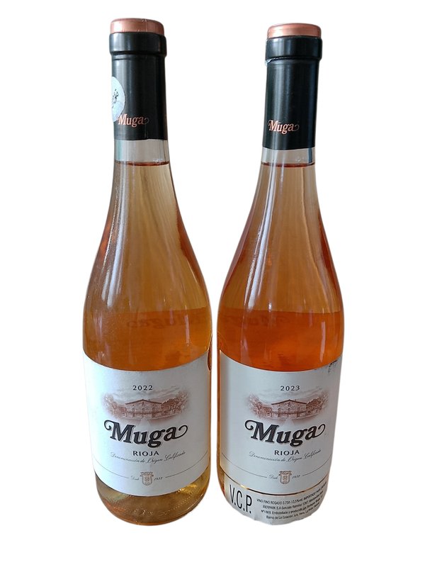 Set de 2 Botellas de Vino Rosado Muga Rioja 750ml