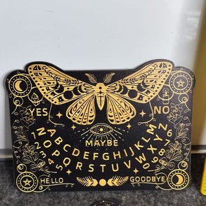 Tabla Ouija de Madera Fina con Diseño de Mariposa y Luna - imagen 2