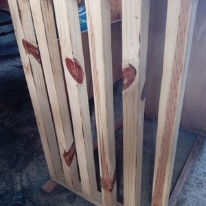Escritorio Moderno de Madera Maciza Hecho a Mano - imagen 3