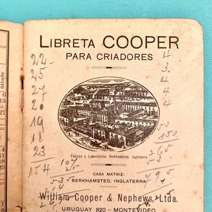 Libreta Cooper para Criadores - Almanaque y Cuaderno de Apuntes Obsequio William Cooper & Nephews Ltda. Uruguay 1924 - imagen 4