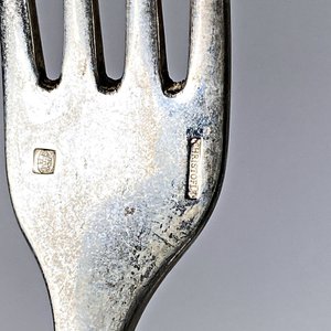 Christofle Japonaise: 16 Cubiertos Metálicos (Cucharas y Tenedores) - imagen 7