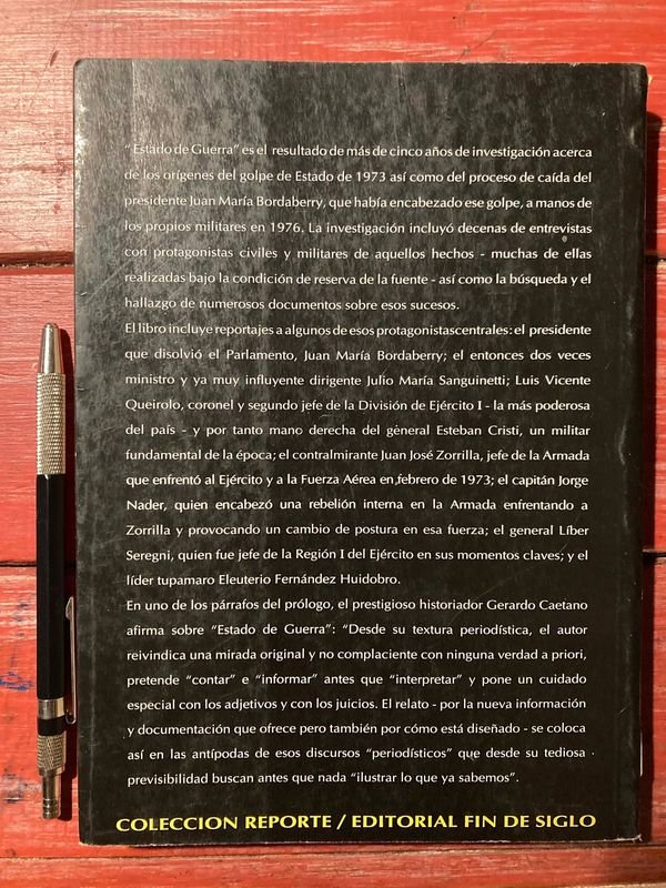 Libro de Alfonso Lessa: Estado De Guerra - imagen 2