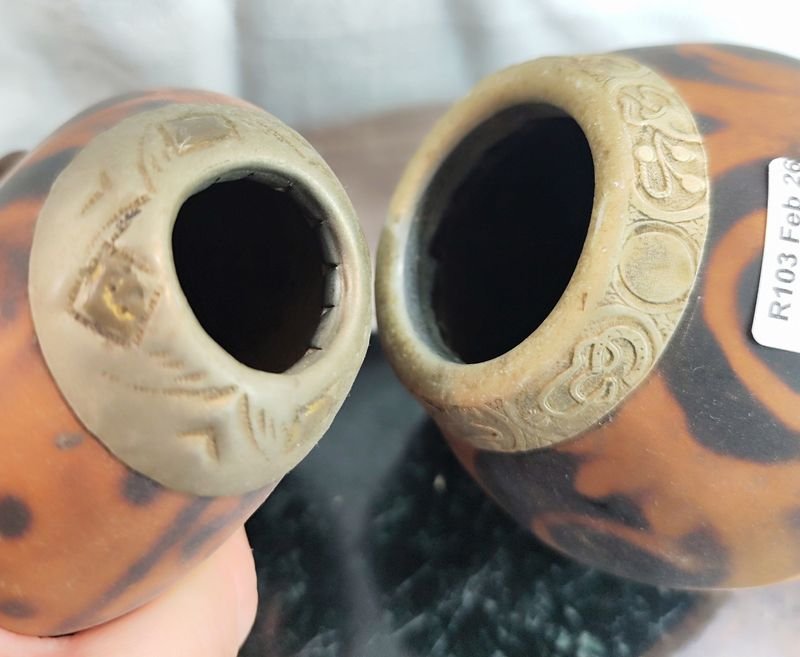 Vajilla de cerámica con detalles en oro - imagen 3