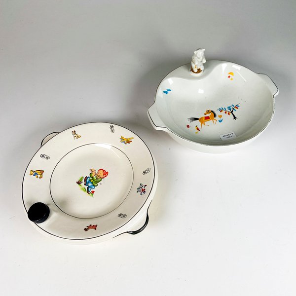 Lote anterior: Platos de loza infantil decorativos