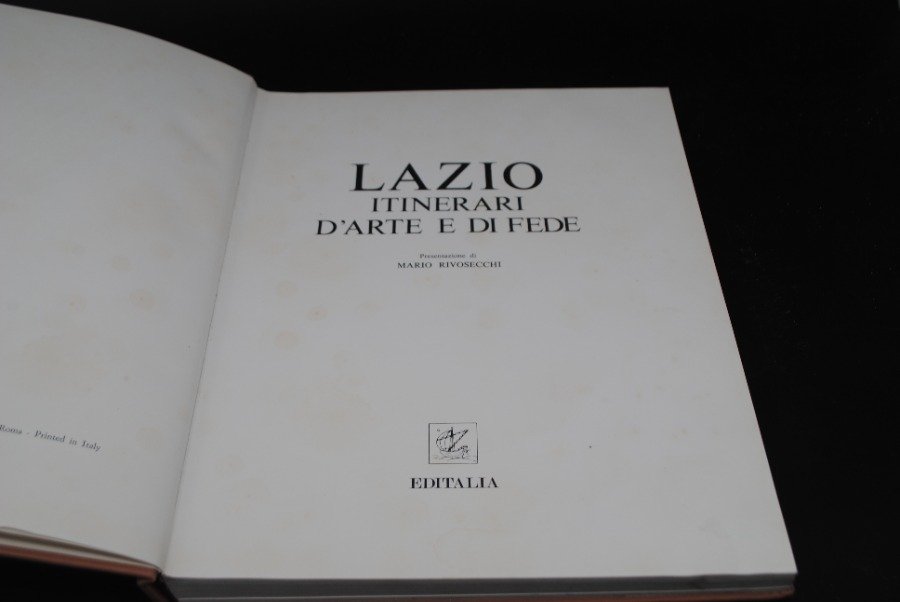 Libro de Arte y Fide: Lazio Itinerari D'Arte E Di Fede - imagen 3