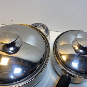 Set de 2 Ollas de Acero Inoxidable Grünhof con Tapa - Olla Mediana y Cacerola con Mango - imagen 8