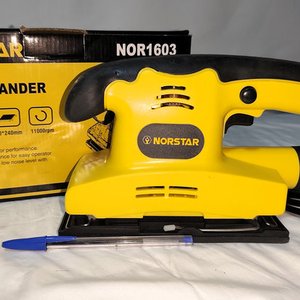 Lijadora Orbital Norstar 150W Nueva en Caja con Accesorios - imagen 2