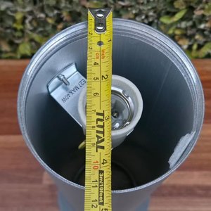 Luminaria Exterior Cilíndrica Gris Serlux Tipo Tótem - imagen 7