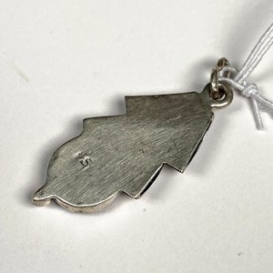 Colgante de Plata con Piedra Roja - imagen 4