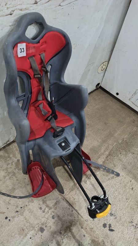 Asiento para niños para bicicletas con cinturón de seguridad - imagen 2