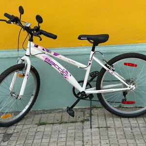 Bicicleta Baccio Alpina Rodado 24 Blanca Casi Nueva - imagen 8