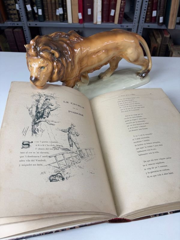 Libro de Poesías de Angel Guimerá 1887 en Español Ilustrado - imagen 5