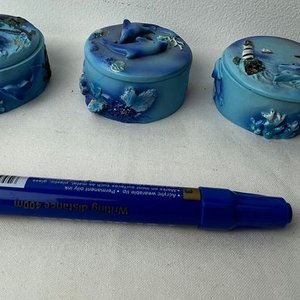 Set de 3 Alhajeros de Cerámica con Diseño Marino - imagen 6