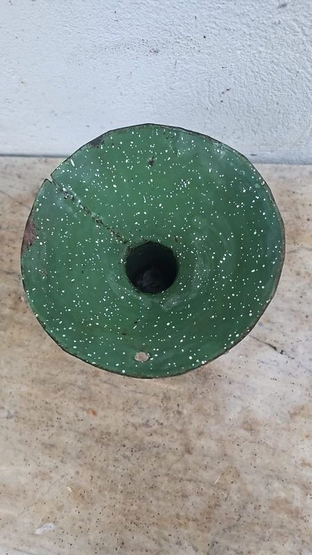 Dispensador de vino esmaltado para una damajuana - Decorativo y elegante - imagen 2