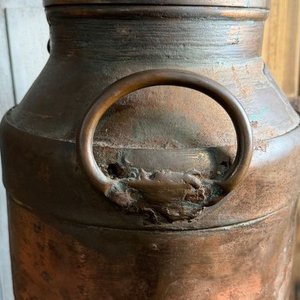 Tarro de Leche CONAPROLE CAPURRO de Cobre con Candado - imagen 6