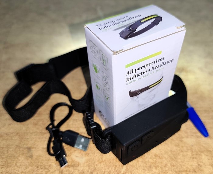 Linterna de Minero Recargable con Sensor de Movimiento - imagen 3