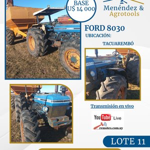 Tractor Ford 8030 con Acoplado - imagen 1