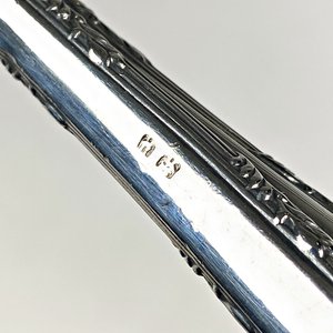 Abrochador de Botas Antiguo con Mango de Plata Inglesa - imagen 3