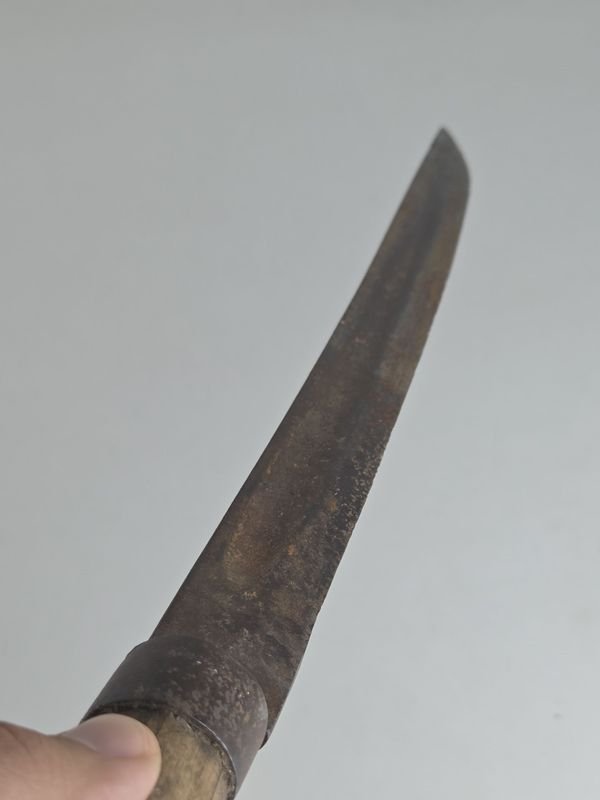 Cuchillos antiguos con hojas de acero carbono - Solingen sellado - imagen 6