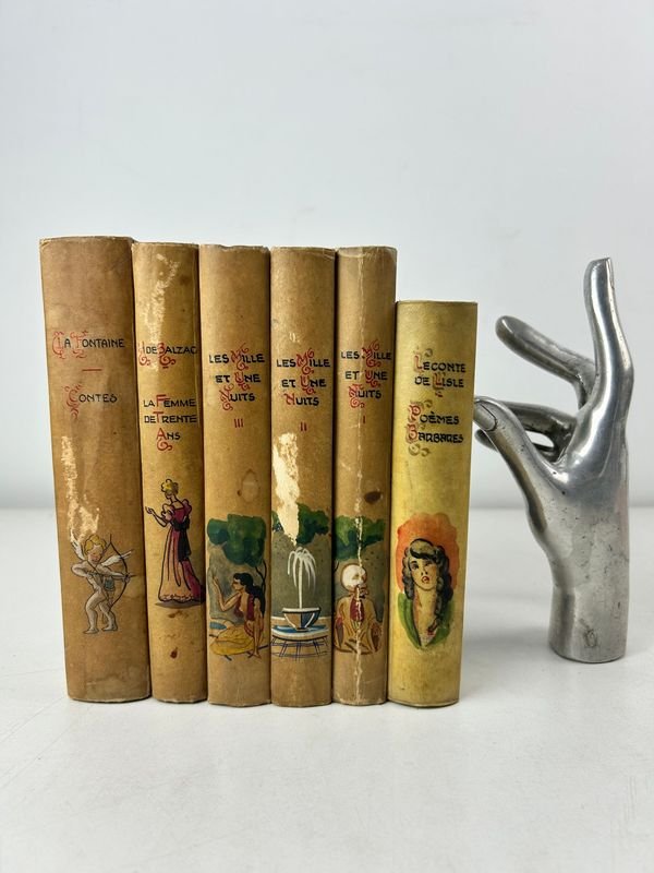 Lote anterior: Libros clásicos vintage: La Fontaine, Balzac, Las mil y una noches y Leconte de Lisle