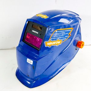 2 Ps. Careta de soldar azul y paquete de electrodos 6 kg - imagen 1