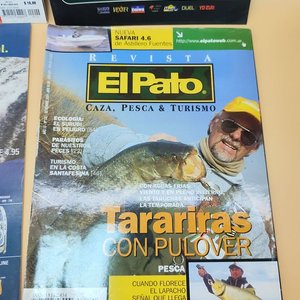 Lote de 4 Revistas de Pesca y Náutica: Panorama de Pesca, El Pato, Catálogos Casa Japón y Zodiac - imagen 2