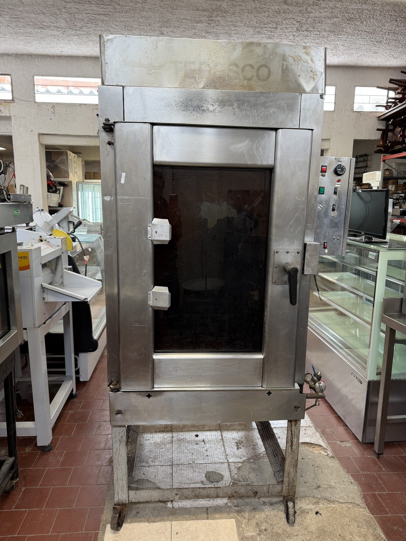 Horno a Gas Turbinado Tedesco Acero Inoxidable para 10 Bandejas