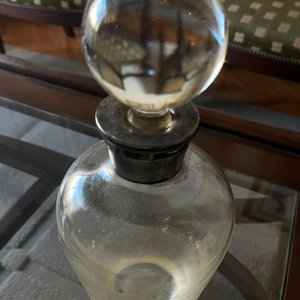 Botellón Antiguo de Vidrio con Tapón - imagen 2