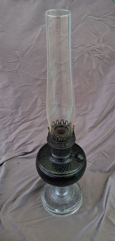 Lámparas de queroseno antiguas de vidrio - imagen 4