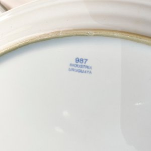 Lote de 4 Platos Decorativos con Escudos Nacionales e Internacionales - Industria Uruguaya - imagen 5