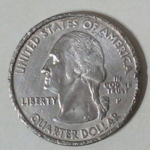 Moneda Conmemorativa 25 Centavos Dólar USA Maryland 2000 Capitolio - imagen 2