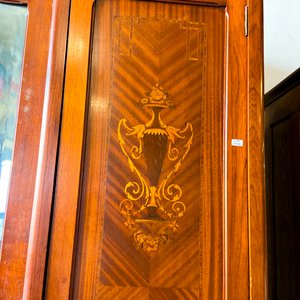 Mesa Alta de Madera con Banquetas Estilo Rústico - imagen 1