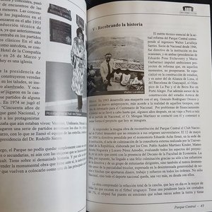 Libro "Parque Central" de Lincoln Maiztegui Casas - Historia del Club Nacional de Football - imagen 3