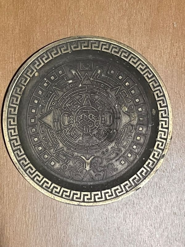Calendario Maya Decorativo de Bronce