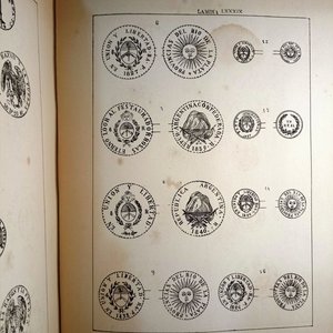 Libro "Monedas y Medallas Hispano-Americanas. Láminas" de José Toribio Medina (1891) - imagen 6
