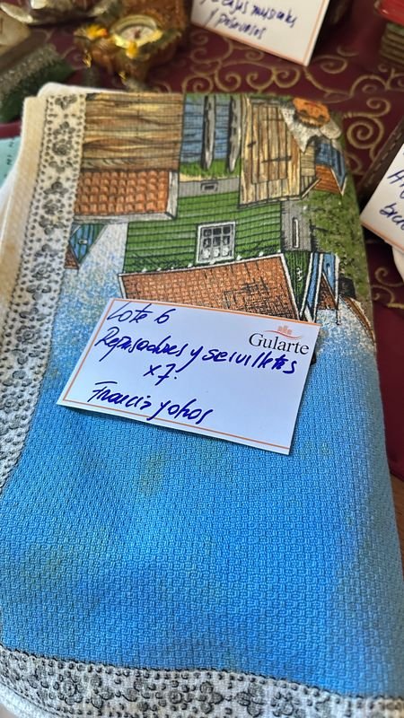 Lote de repasadores antiguos: Colección de utensilios vintage - imagen 2