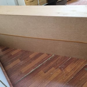 Mueble Aéreo Rústico Colonial con Estante y 4 Puertas - imagen 4