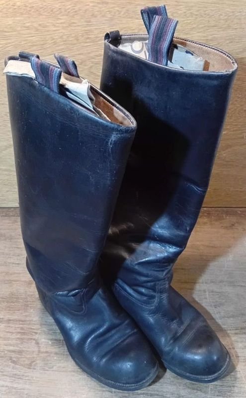 Botas de cuero caña alta para mujer - imagen 2