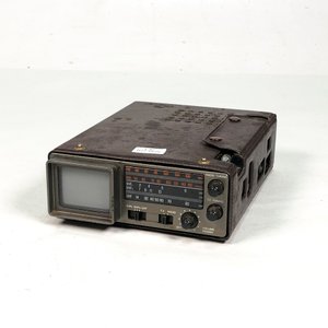 Televisor Portátil Antiguo Unisonic Vintage con Radio AM/FM - imagen 2