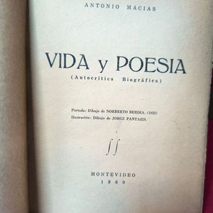 Libro "Vida y Poesía" de Antonio Macías, Edición 1960 - imagen 2
