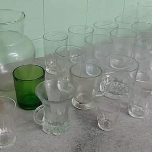 Jarra y Vasos de Vidrio Varios - imagen 3